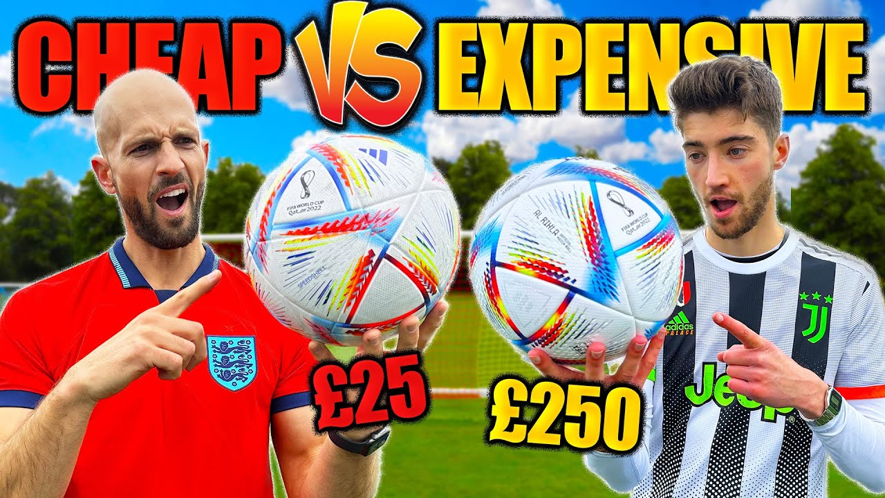 CHEAP VS EXPENSIVE WORLD CUP MATCH BALLS!!