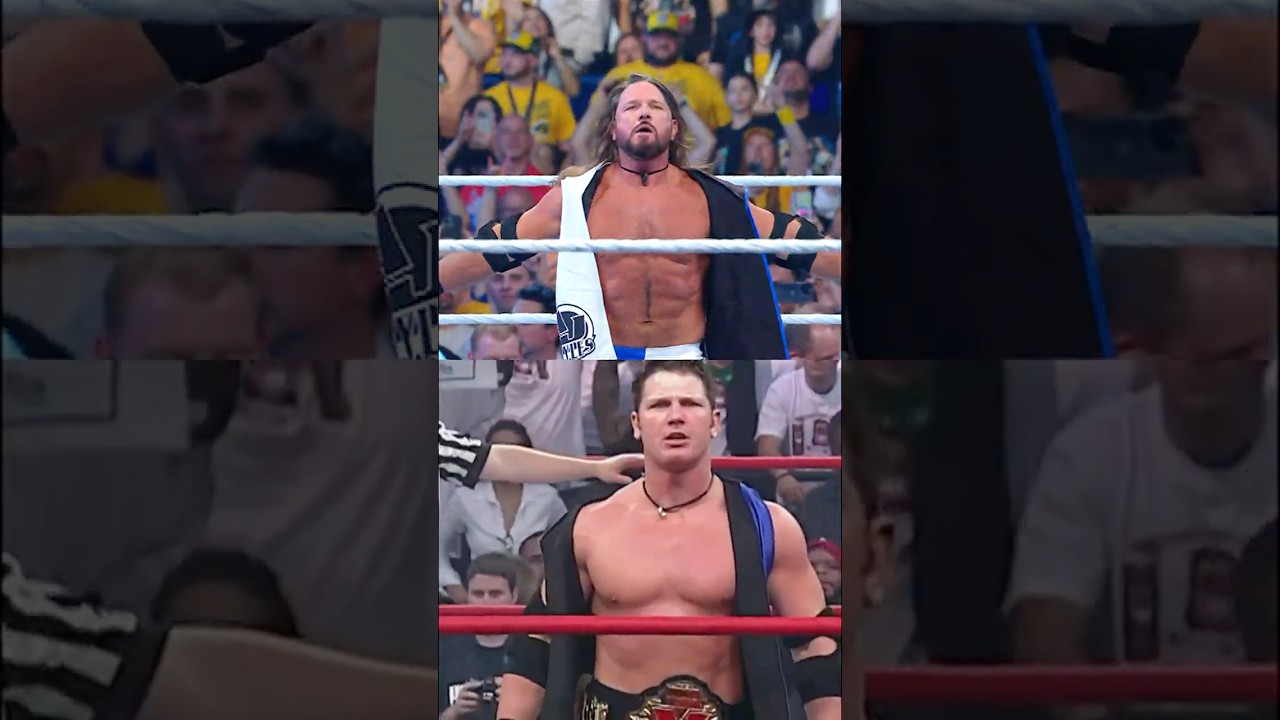 AJ Styles took it back to his TNA days at #WWECrownJewel 🙌