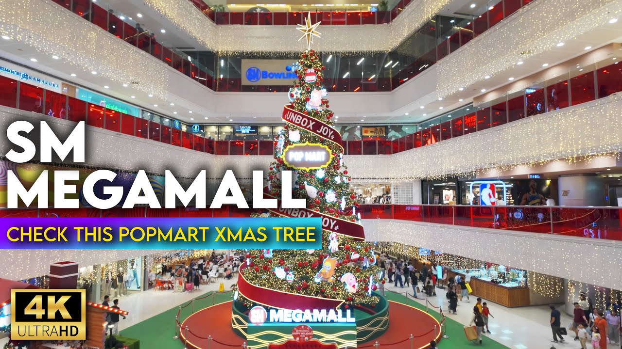 MAGANDA BA? POP Mart Wonderland Christmas 2025 [4K] SM Megamall Philippines Walking Tour