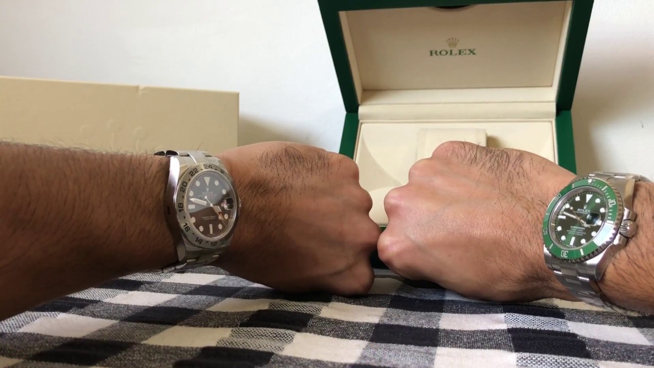 Rolex Explorer ii 216570 on 6.5" wrist - 42mm Black dial