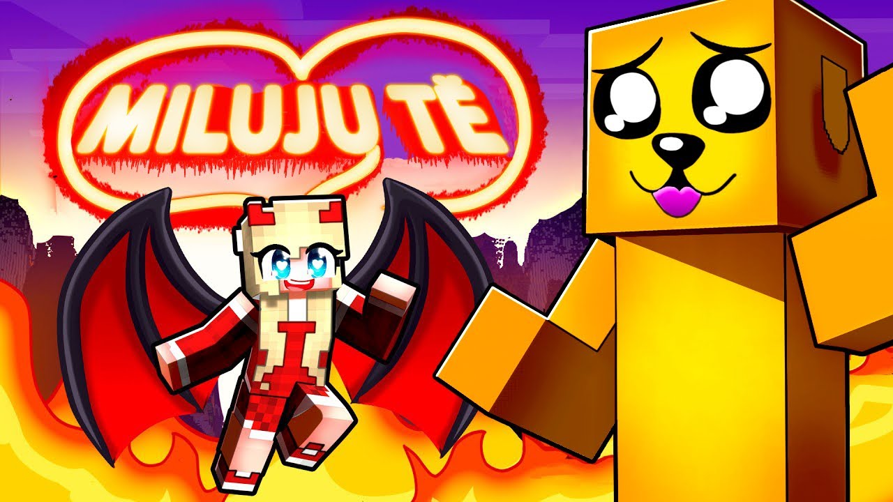 ZAMILOVALA SE do mě ĎÁBELSKÁ HOLKA v Minecraftu😈