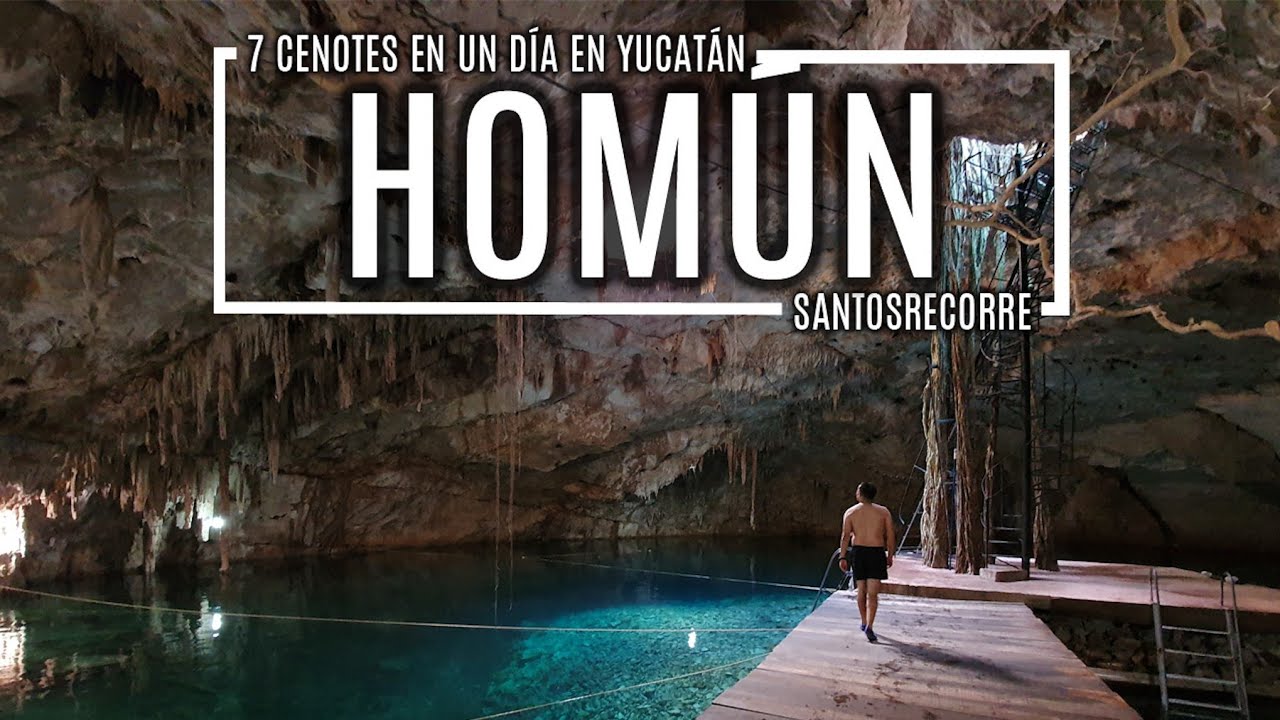HOMUN - El PUEBLO de los CENOTES. TOUR local en moto 7 cenotes en 1 DÍA. Turismo Yucatán, México. 🏞🤿