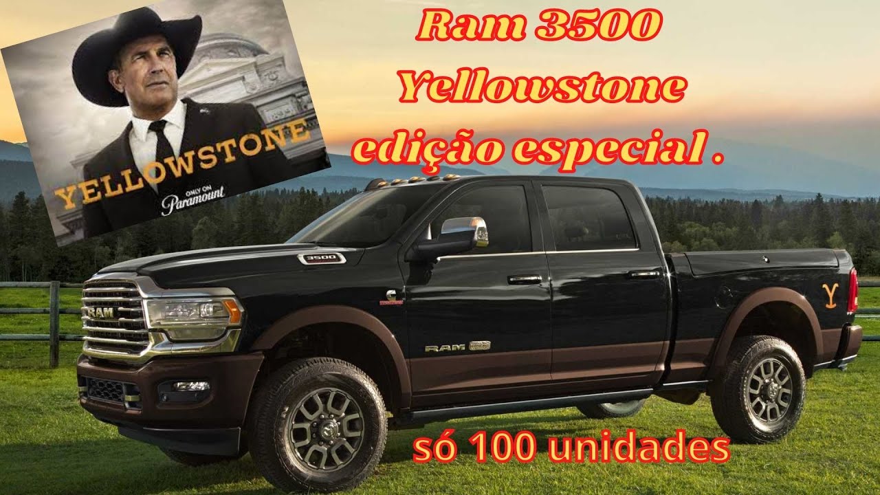 Ram 3500 Yellowstone, inspirada na Série com Kevin Costner, veja o preço.