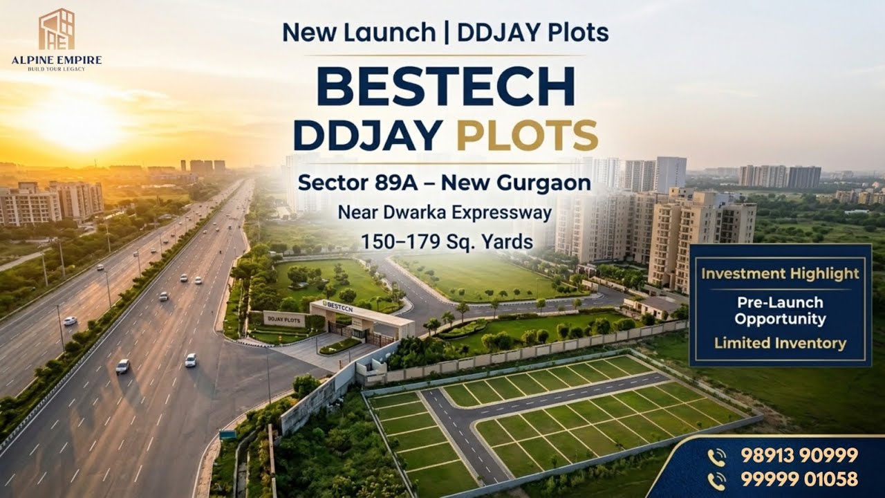 Bestech DDJAY Plots, Sector-89A | 9891390999 | #ddjay #plot #gurgaonrealestate 