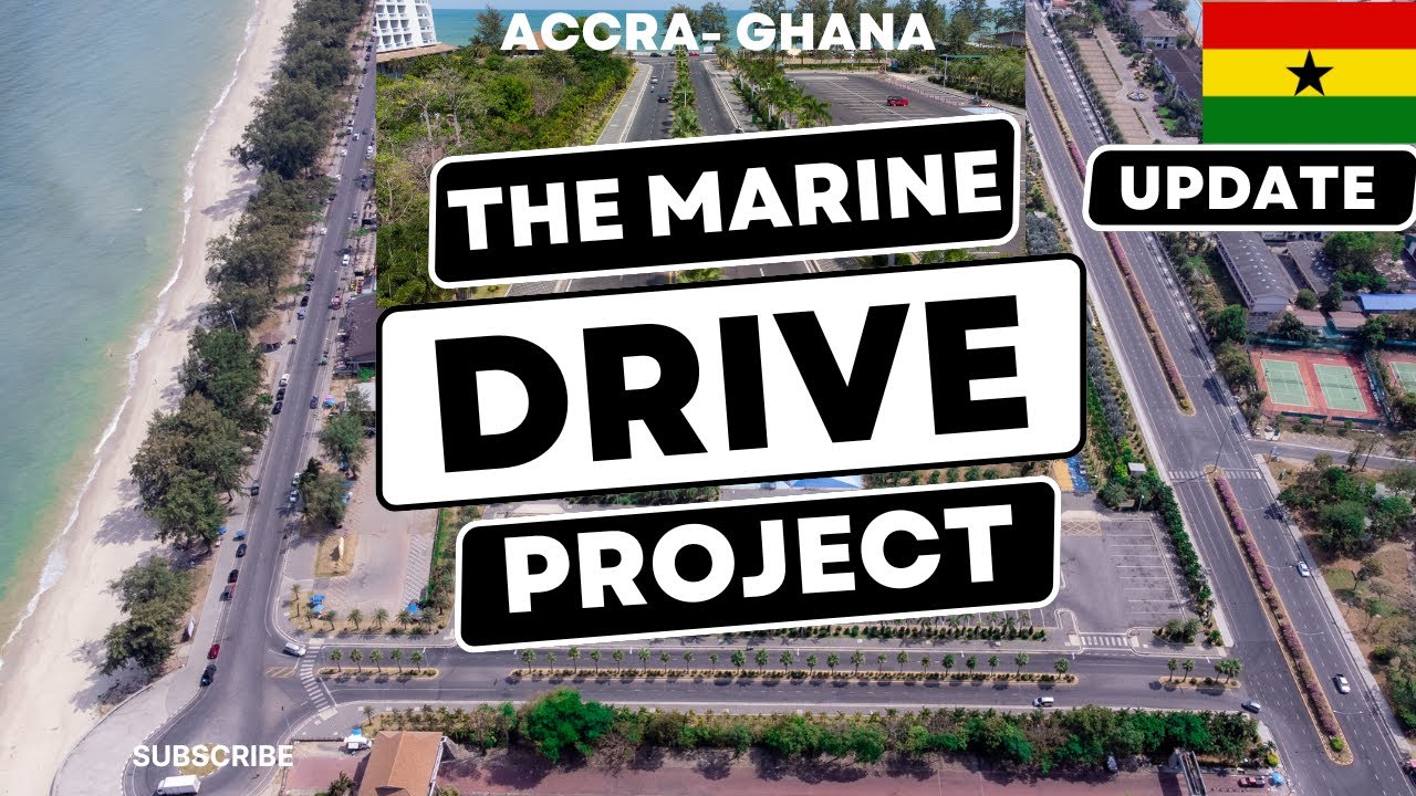 Marine Drive Project Ghana: Transforming Accra's Coastline. #ghana #accra #marinedriveprojectghana