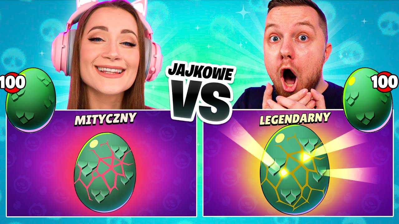 POJEDYNEK na JAJA GODZILLI z GABI o 500zł w Brawl Stars