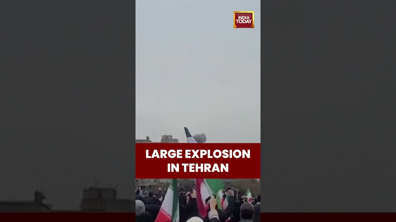 Large Explosion Rocks Tehran Amid Demonstrations Against US | Iran War