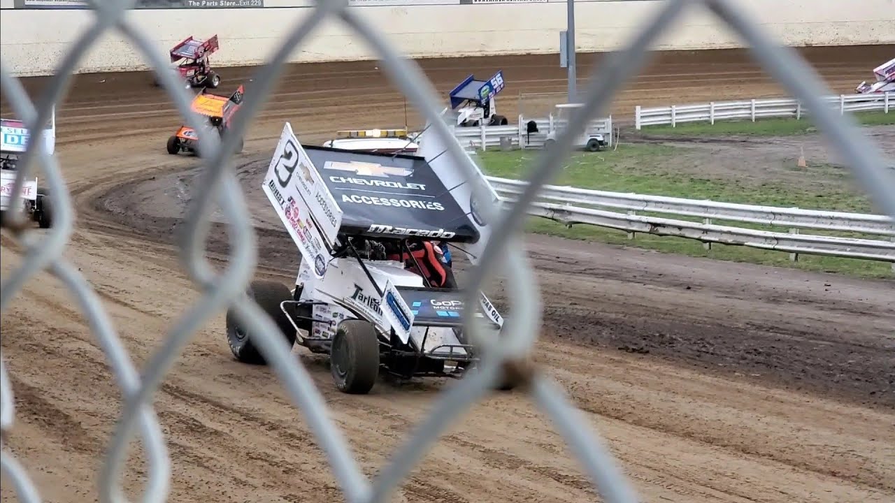 World of Outlaws Fight at SKAGIT SPEEDWAY!