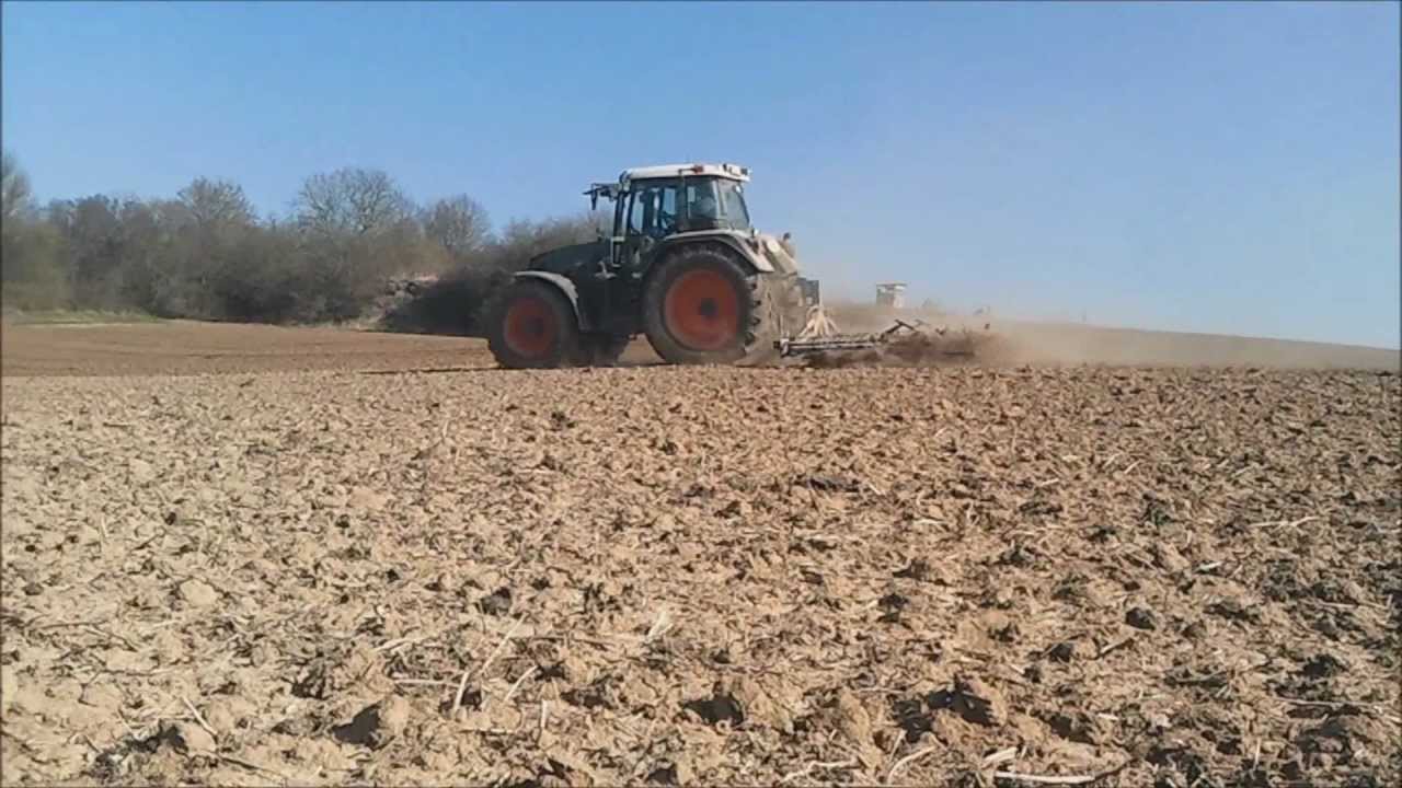[HD] Fendt 820 mit Lemken Koralle (2. jüngster 820 in Hessen)