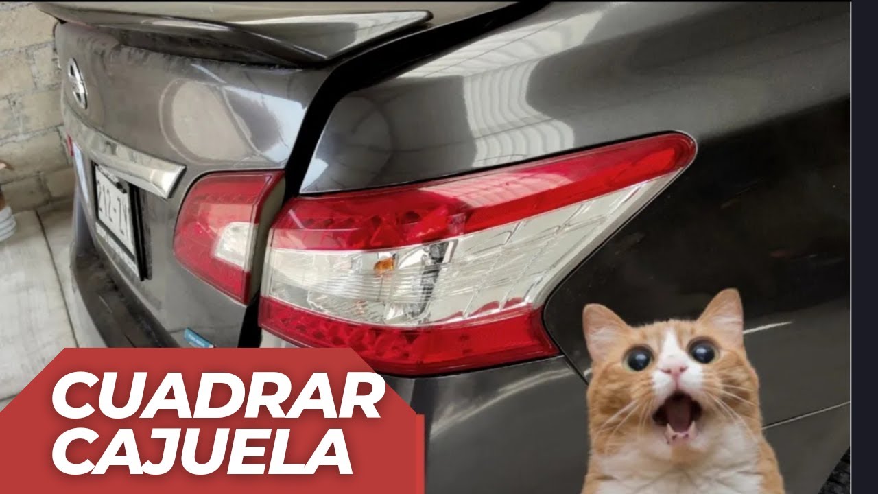 cómo cuadrar cajuela