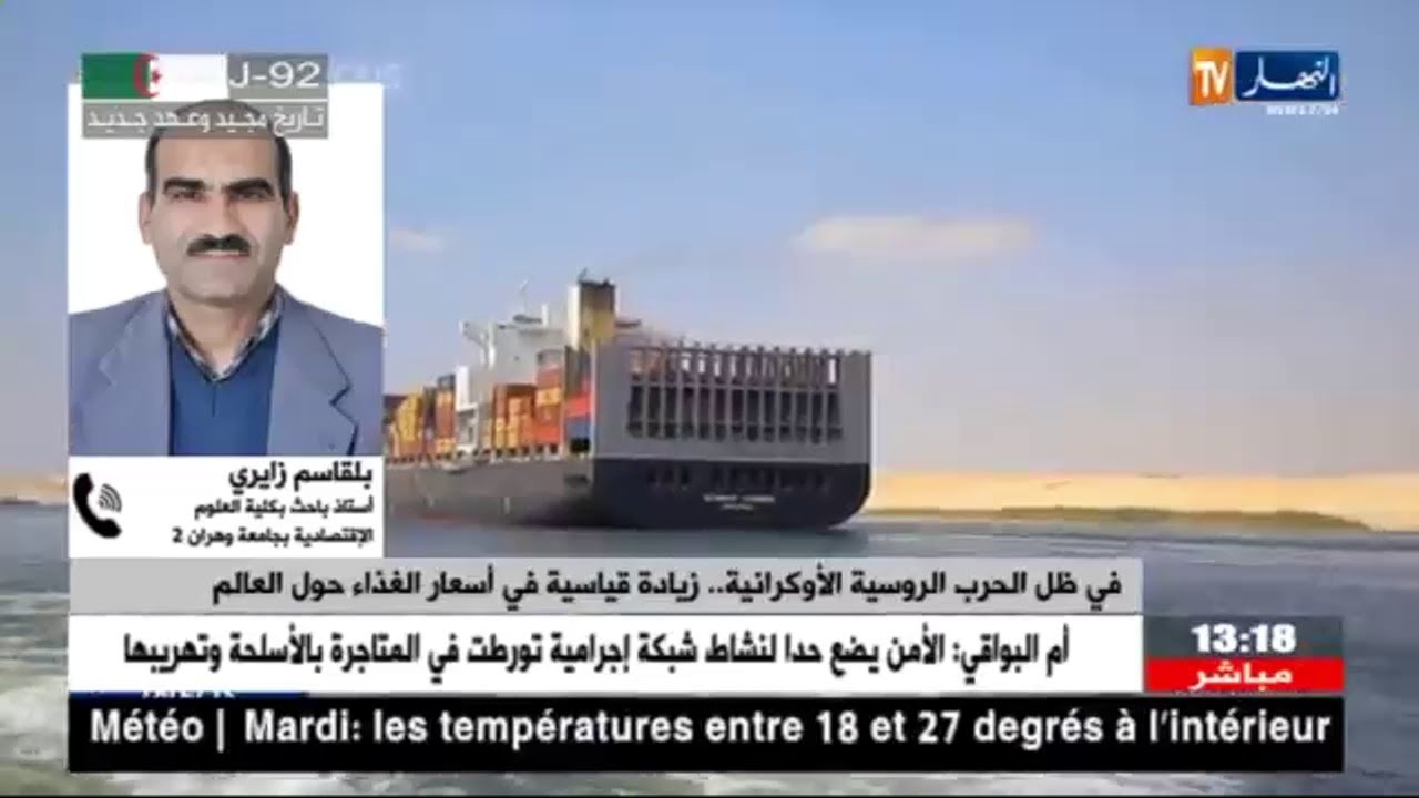 لقاء مع قناة النهار حول ارتفاع اسعار المواد  الغذائية