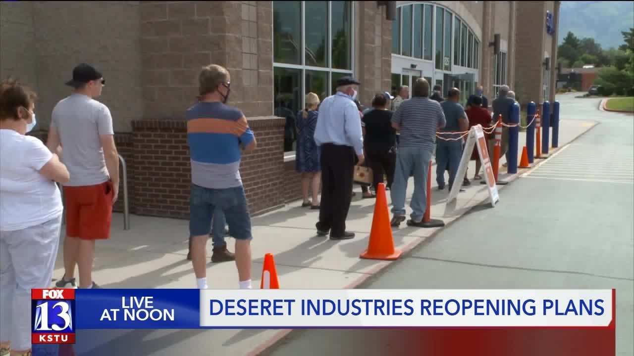 Deseret Industries reopens several of its thrift stores