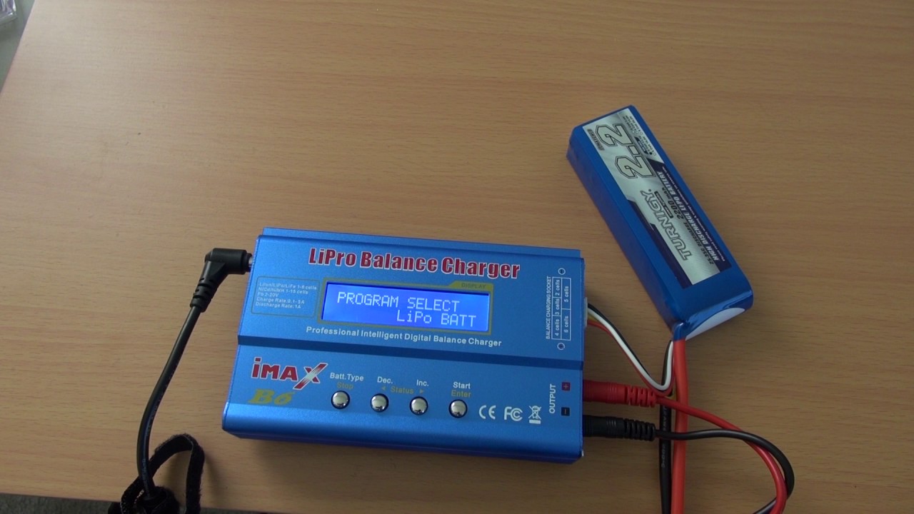 IMAX B6 Charger - how to use it