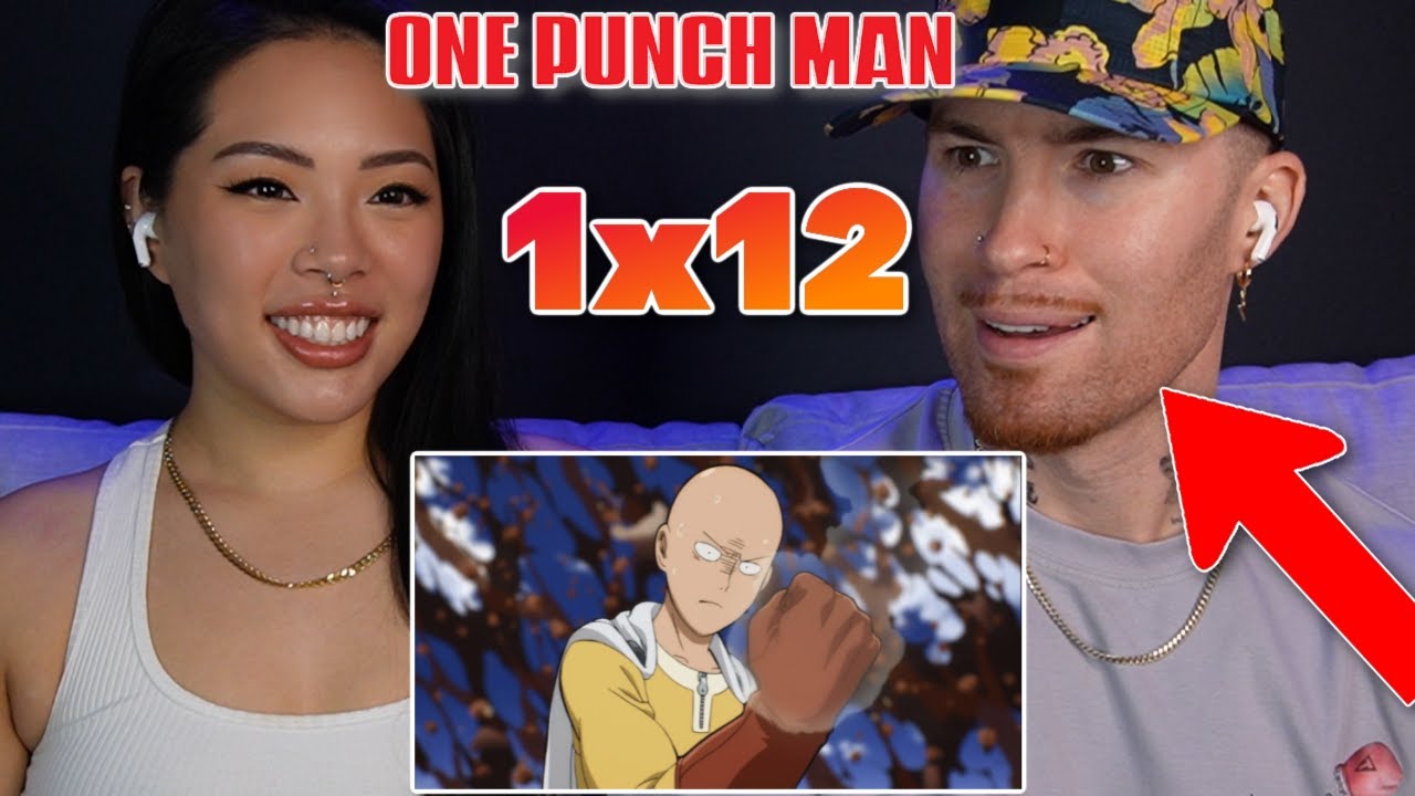 В ШОКЕ ОТ ТОГО, НАСКОЛЬКО ХОРОШО ЭТО АНИМЕ... | Реакция на One Punch Man, 1 сезон, 12 серия