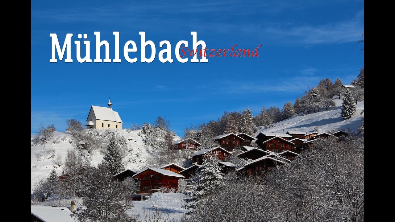 M&uuml;hlebach small village centre in Switzerland 13 Dec 17 เที่ยวหมู่บ้านเก่าแก่ สวิตเซอร์แลนด์
