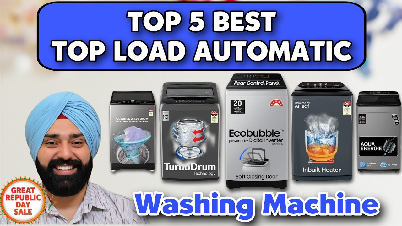 Top Load Automatic Washing Machines at Lowest Prices | Republic Day Sale 2026