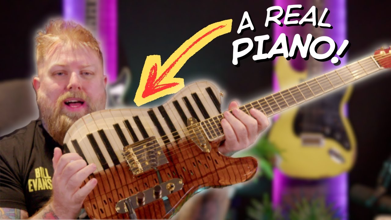 This Is The Most INSANE Guitar I've Ever Owned... It's Made From A PIANO!
