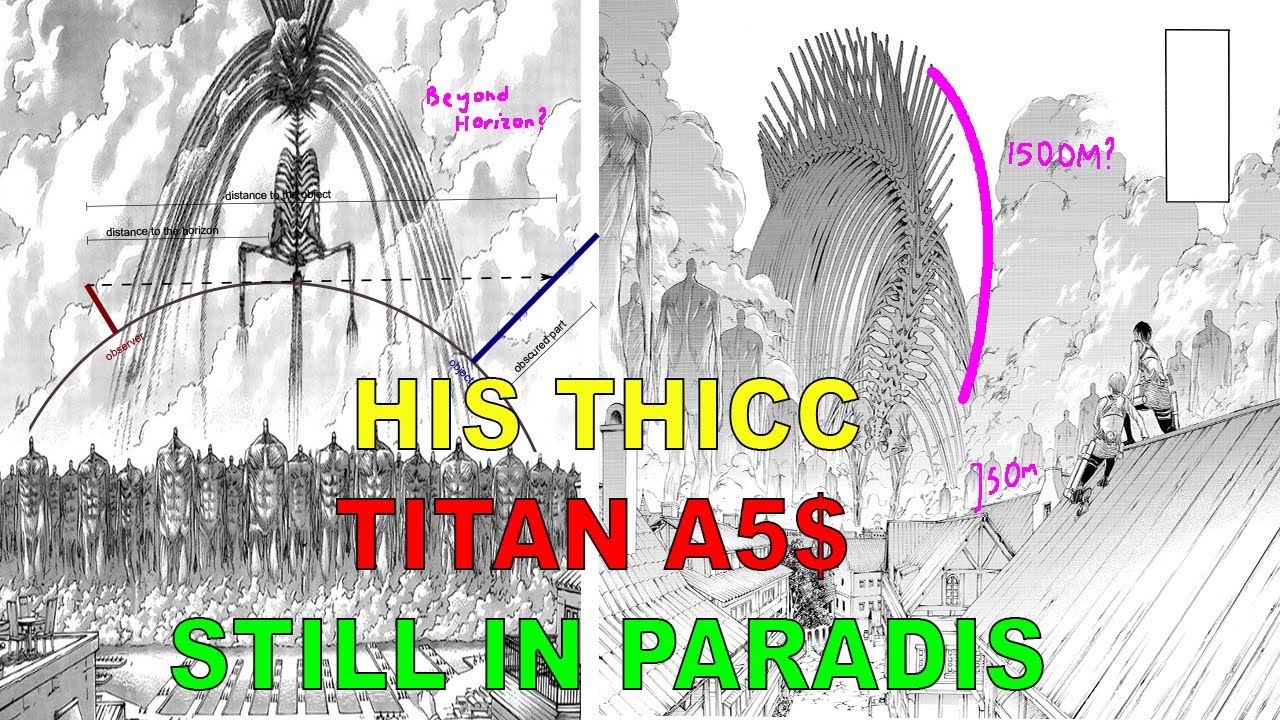 What is the size of Eren founding titan?! Really!