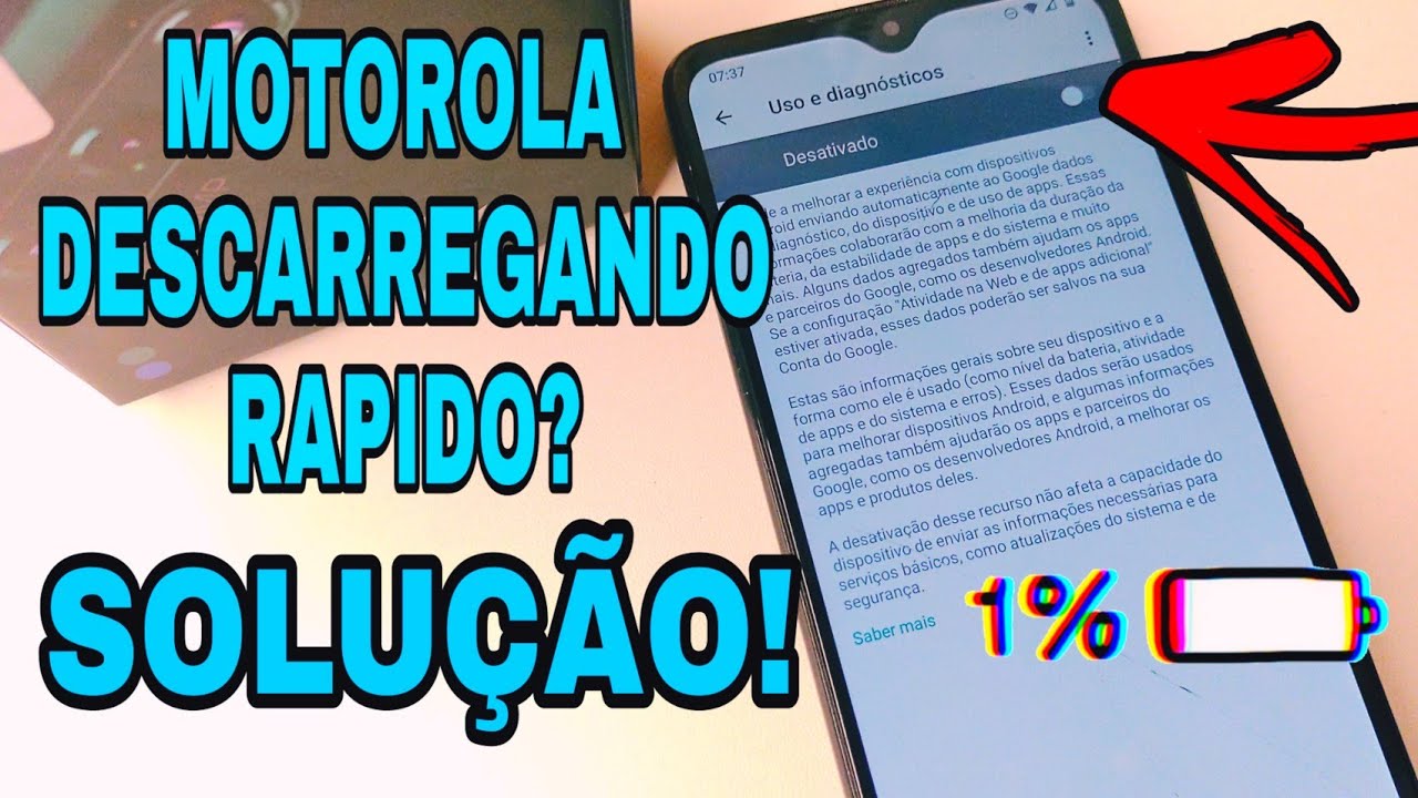 MOTOROLA DESCARREGANDO? RESOLVA O PROBLEMA AGORA😱