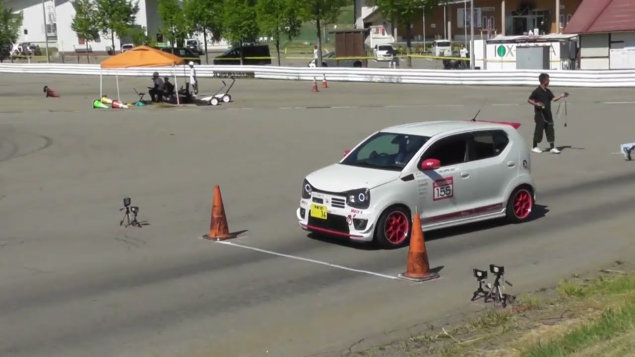 '23.8.13 JMRC中部ジムカーナ北陸シリーズSUZUKI ALTOturbo RS HA36S №155 TEST RAN(out car)
