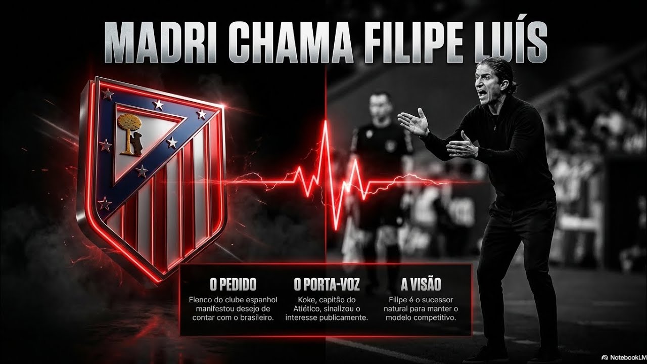 Filipe Luís no Atlético de Madrid? o plano para tirar o técnico do Flamengo após saída de Simeone.