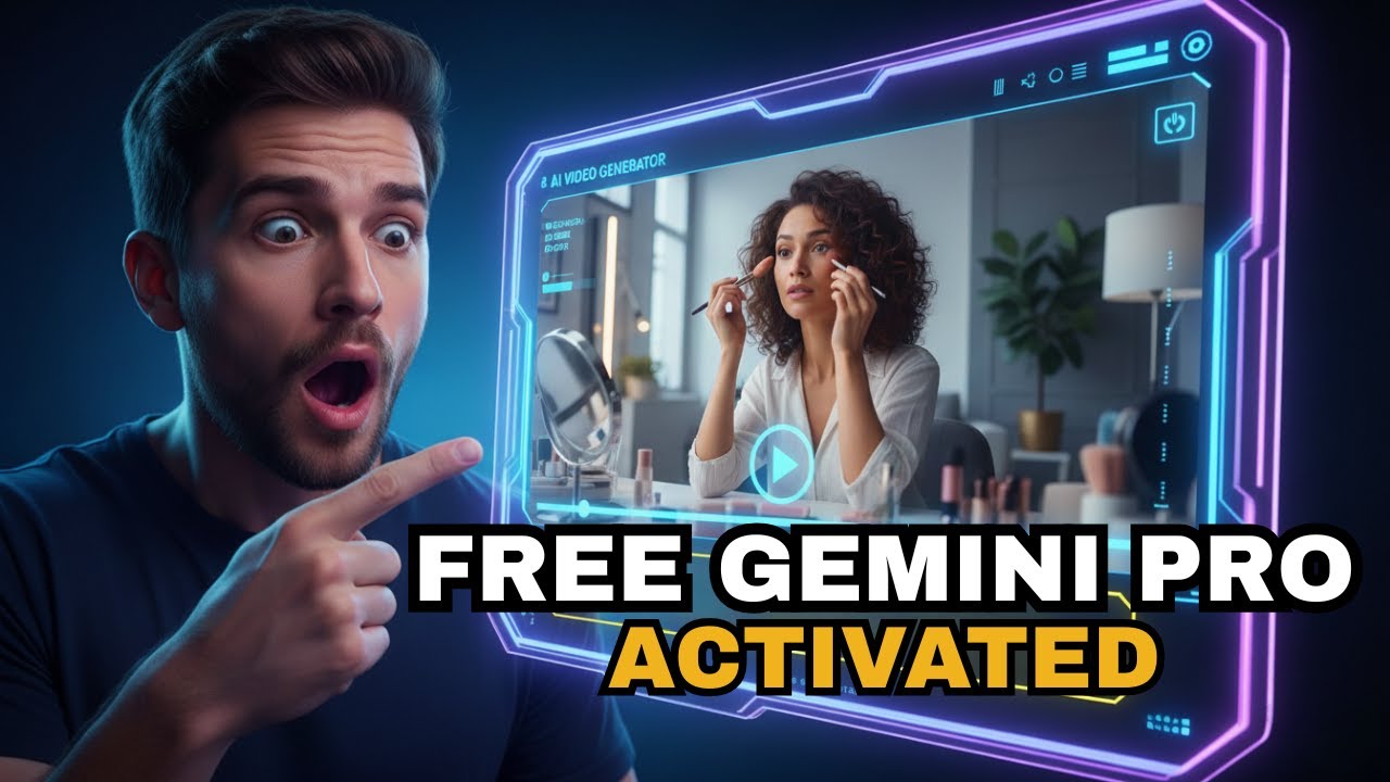 Get FREE Gemini Pro Activation and Full Access to VEO 3.1 (No Watermark!)