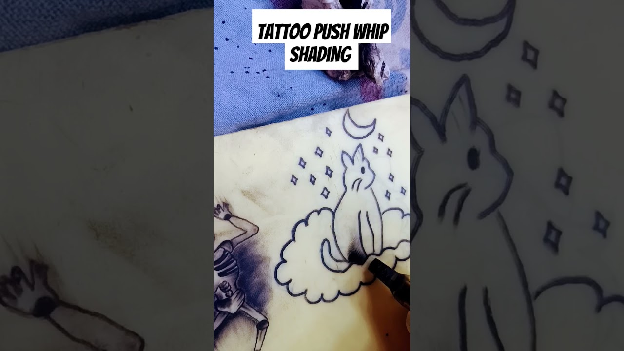 Practising Tattoo push whip Shading|| Beginers ||Tattoist ||Folowme