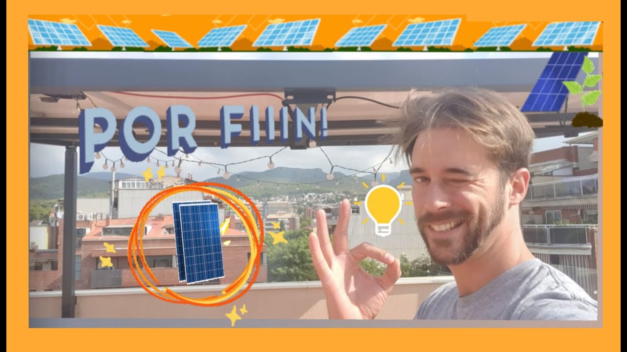 🔆PERGOLA SOLAR🤩 para AUTOCONSUMO con paneles EN TU TERRAZA⚡️VENDIENDO A LA RED y CERRANDO EL CICLO🌏