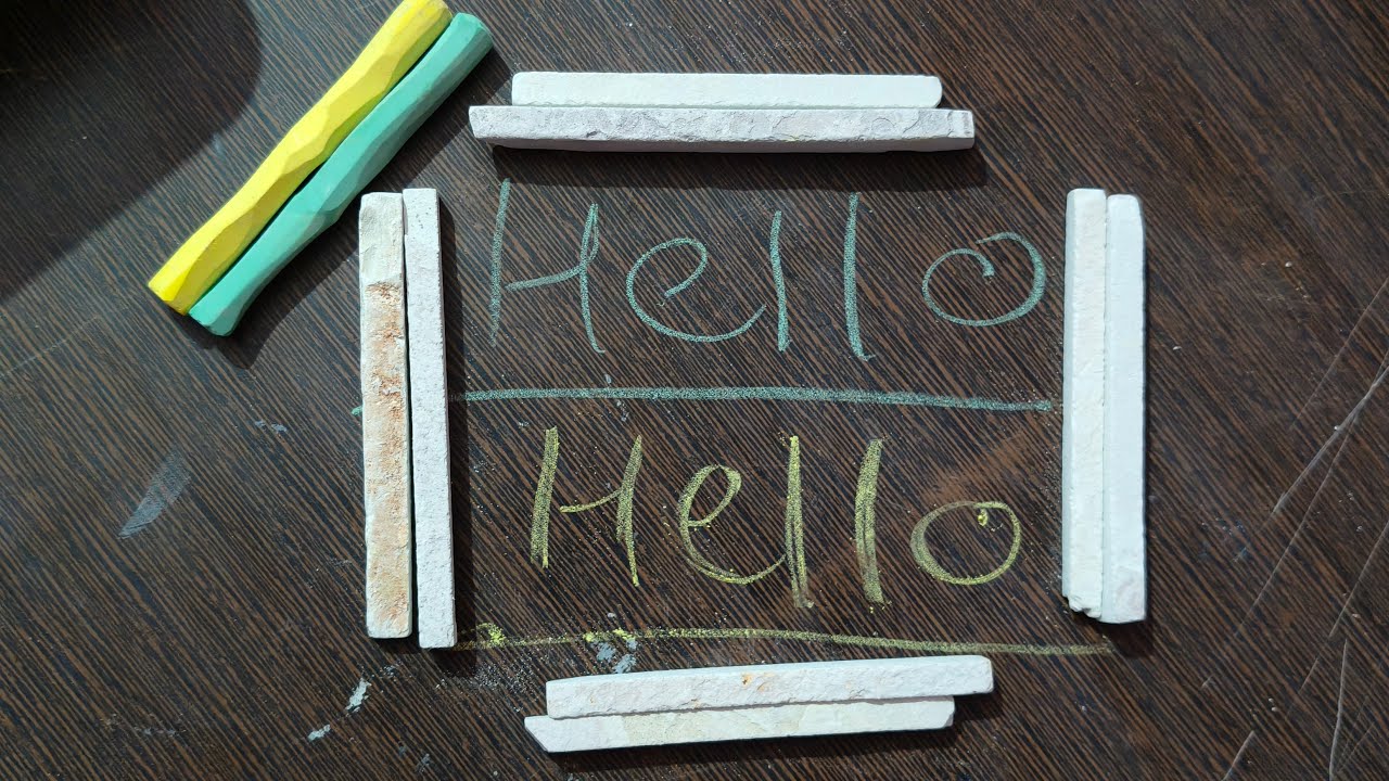 Slatepencil and chalk live video
