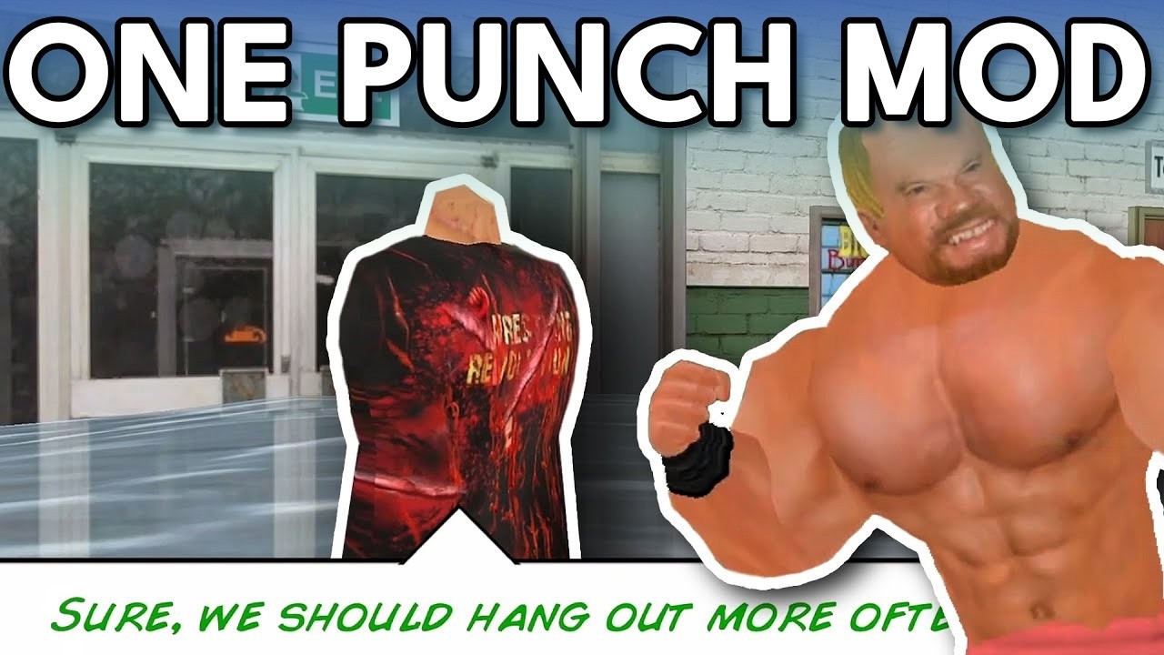 I Accidentally Activated the ONE PUNCH Mod in Wrestling Empire