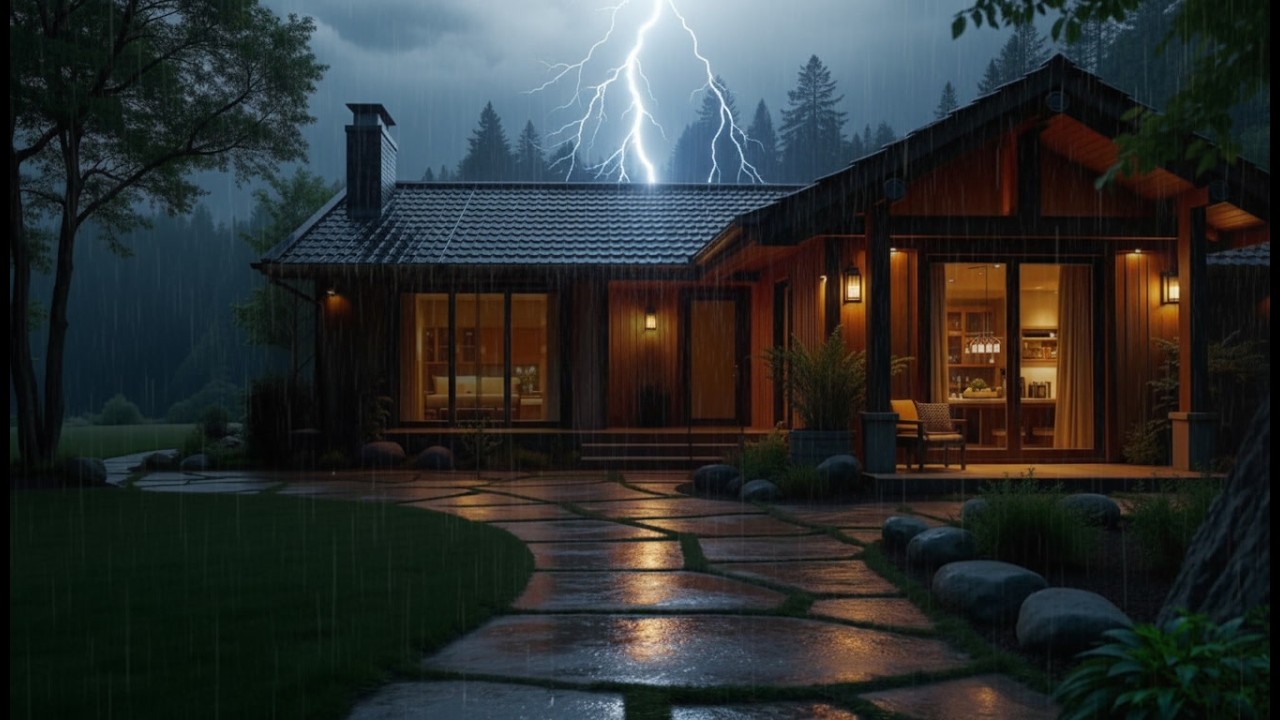Sounds of Rain & Thunder for Deep Sleep – Relax Your Mind & Sleep Peacefully Tonight