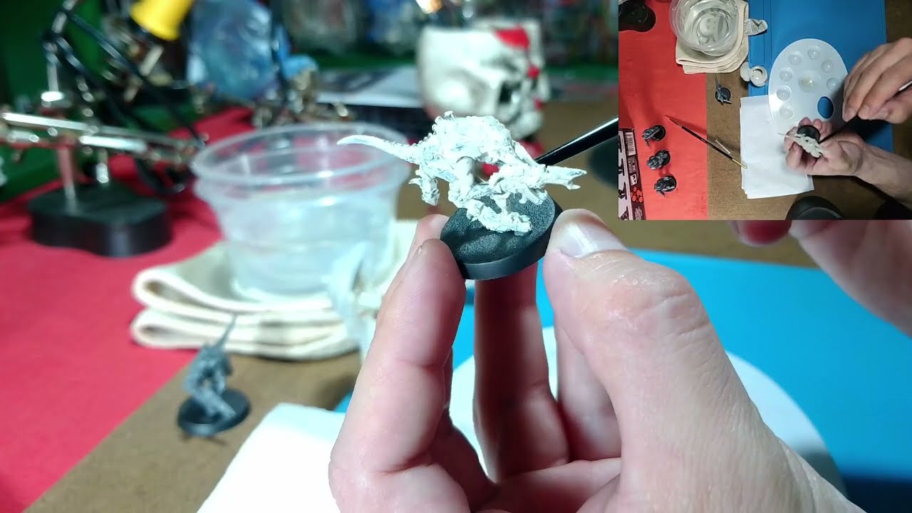 Pintando - Dia 1 - Base a un par de tiranidos