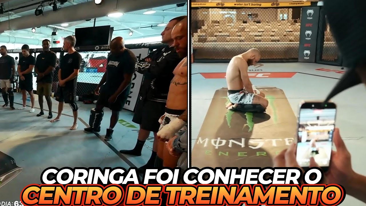 CORINGA FOI CONHECER O CENTRO DE TREINAMENTO