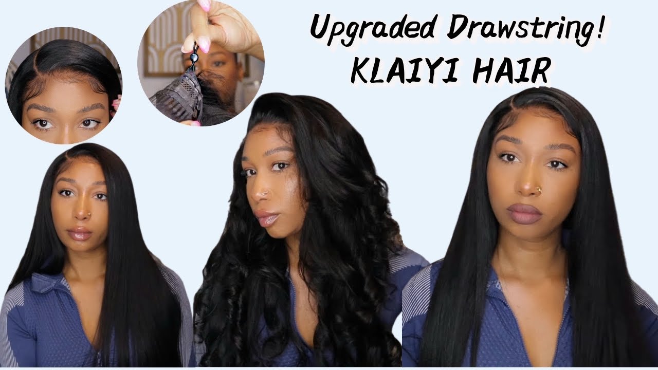 Upgraded Drawstring! The Most Natural Looking Yaki Straight Wig Install For Beginner Ft Klaiyi hair