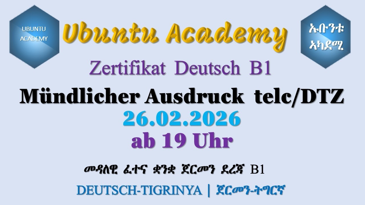 B1 | Sprechen