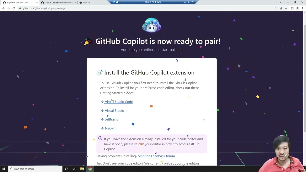 How to enable your Copilot with GitHub for Student?