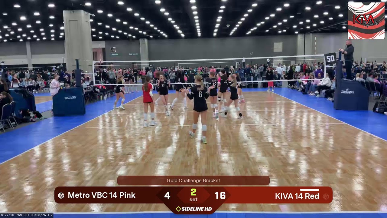KIVA 14 Red vs. Metro VBC 14 Pink (2026.03.08)
