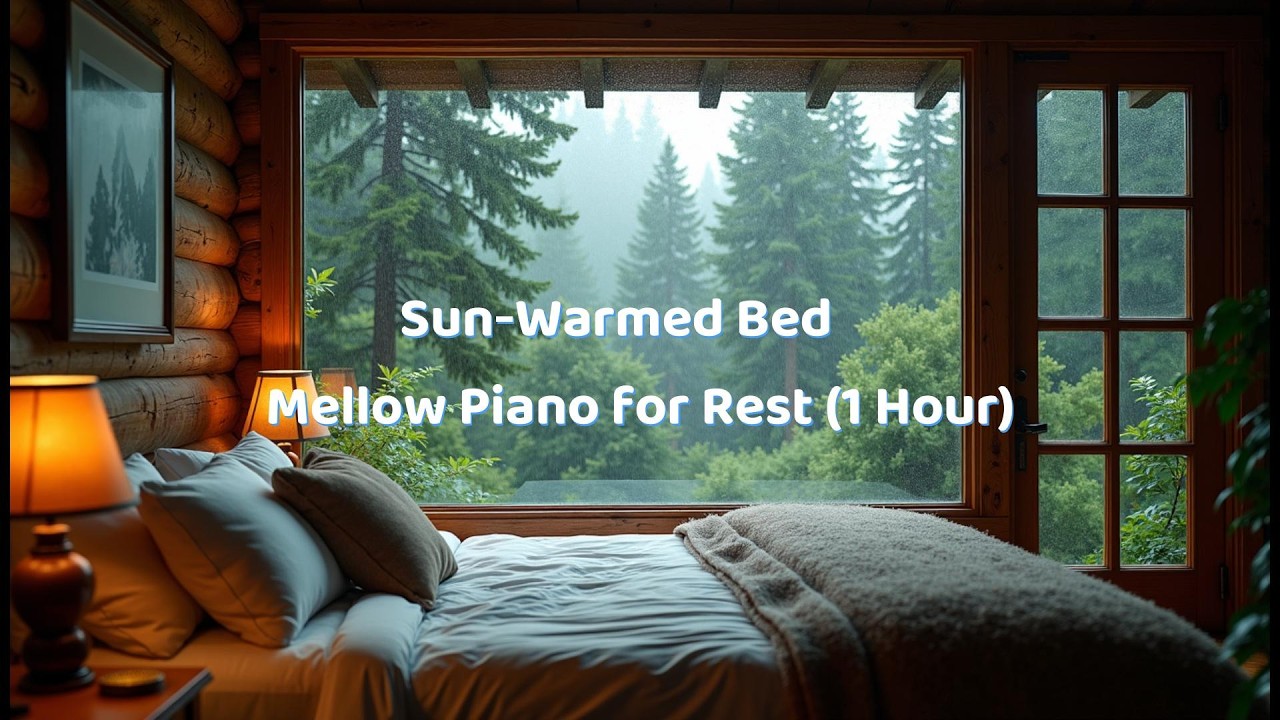 Sun‑Warmed Bed — Mellow Piano for Rest (1 Hour)