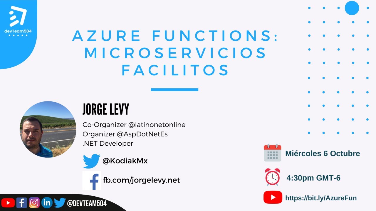 Azure Functions: Microservicios facilitos