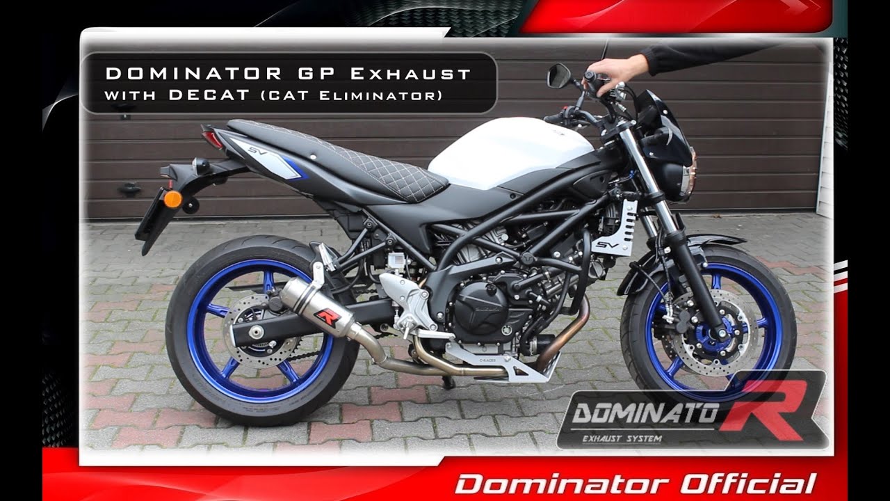 SUZUKI SV 650 ⚡️Dominator Exhaust Sound Compilation 🏍 Decat vs Catalyst 🔥 Cat Eliminator