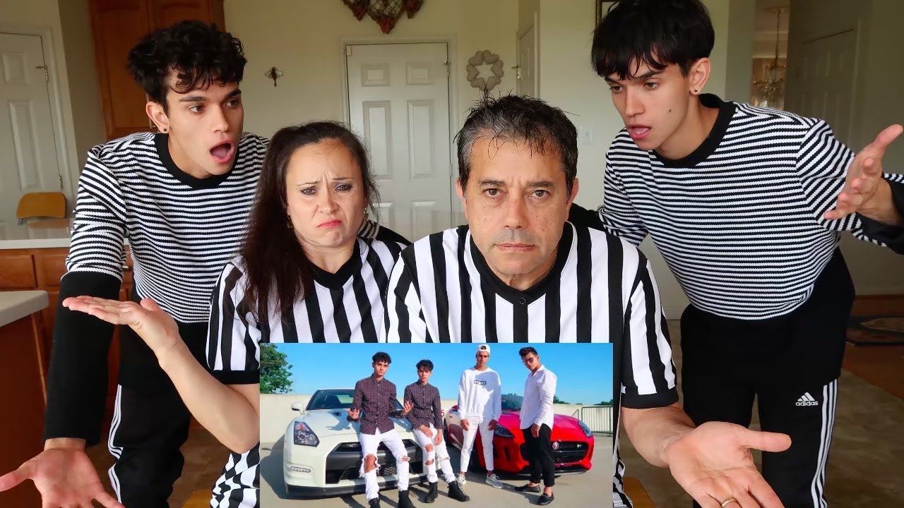 PARENTS REACT TO OUR NEW SONG! 