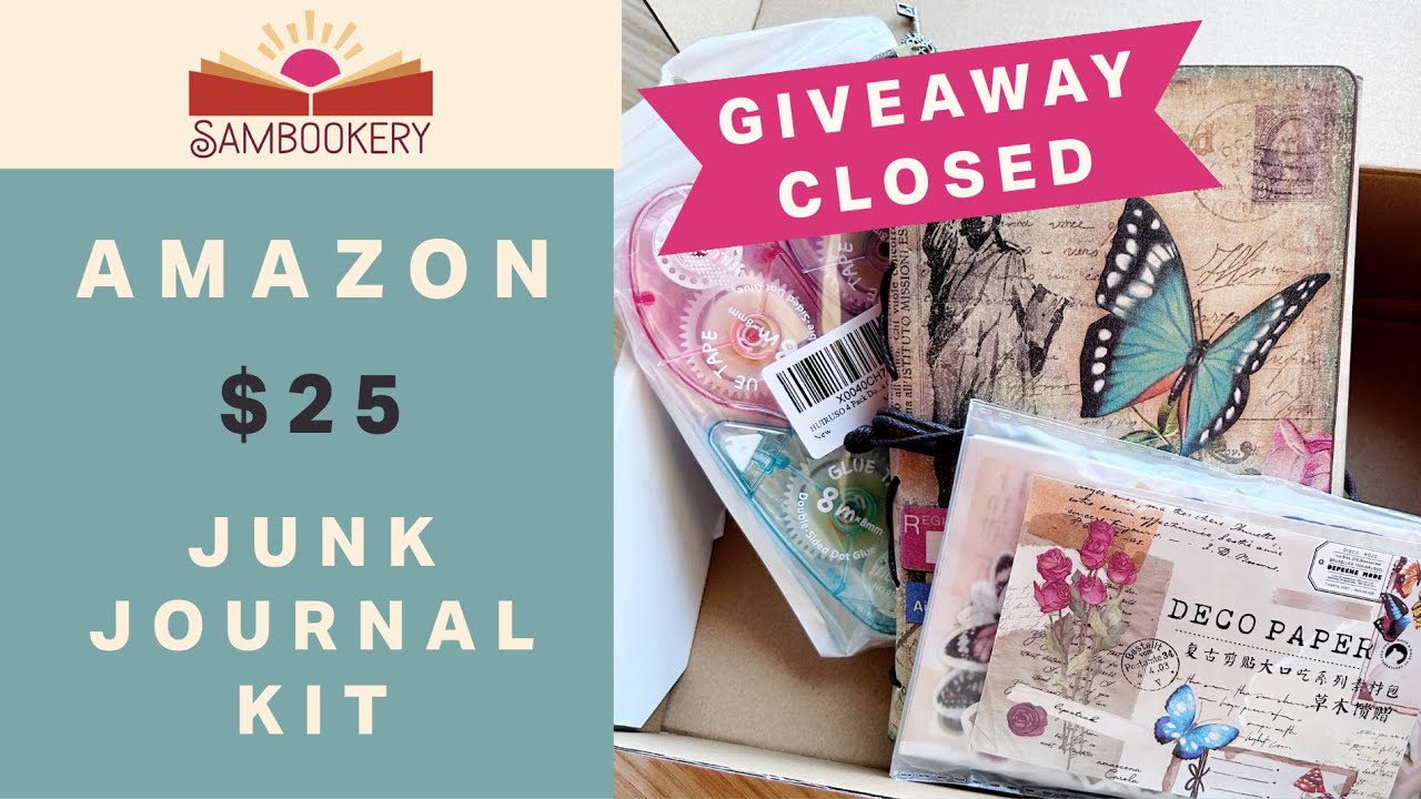 I Made a Junk Journal Kit from Amazon for $25! [  GIVEAWAY CLOSED ]