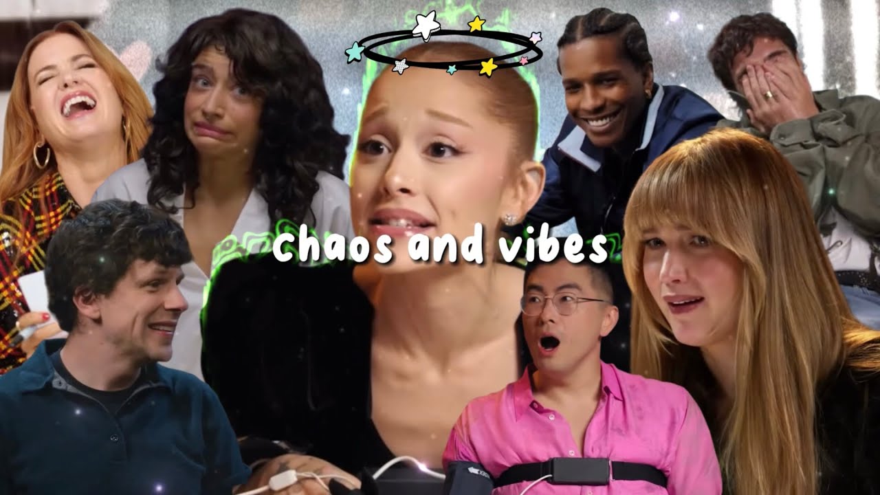 chemistry: top tier, vibes: chaotic, A$AP Rocky: handsome, Ariana Grande: eyebrows