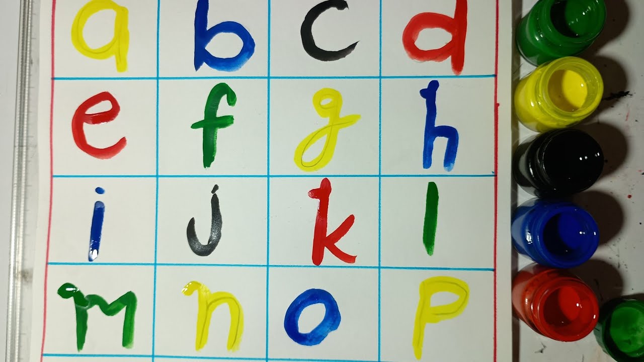 Learn alphabets with colors| Learn alphabets abcd| A for Apple B for Ball| Abcd Alphabets|