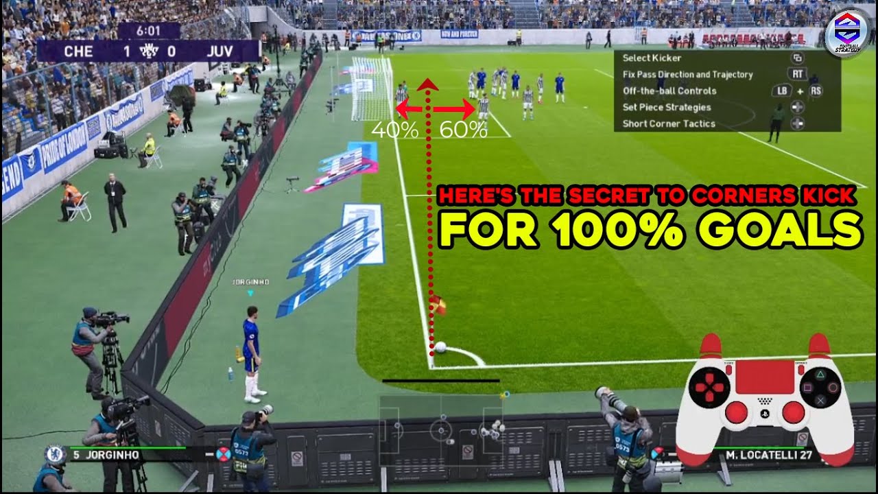 PES 2021 - Trick  Corner Kick for 100% Goals