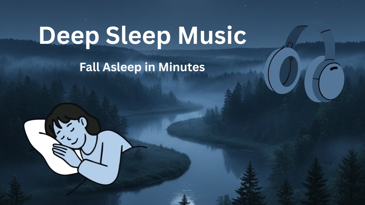 Deep Sleep Music 432Hz | Insomnia Relief & Anxiety Soothing | Black screen after 20 minutes