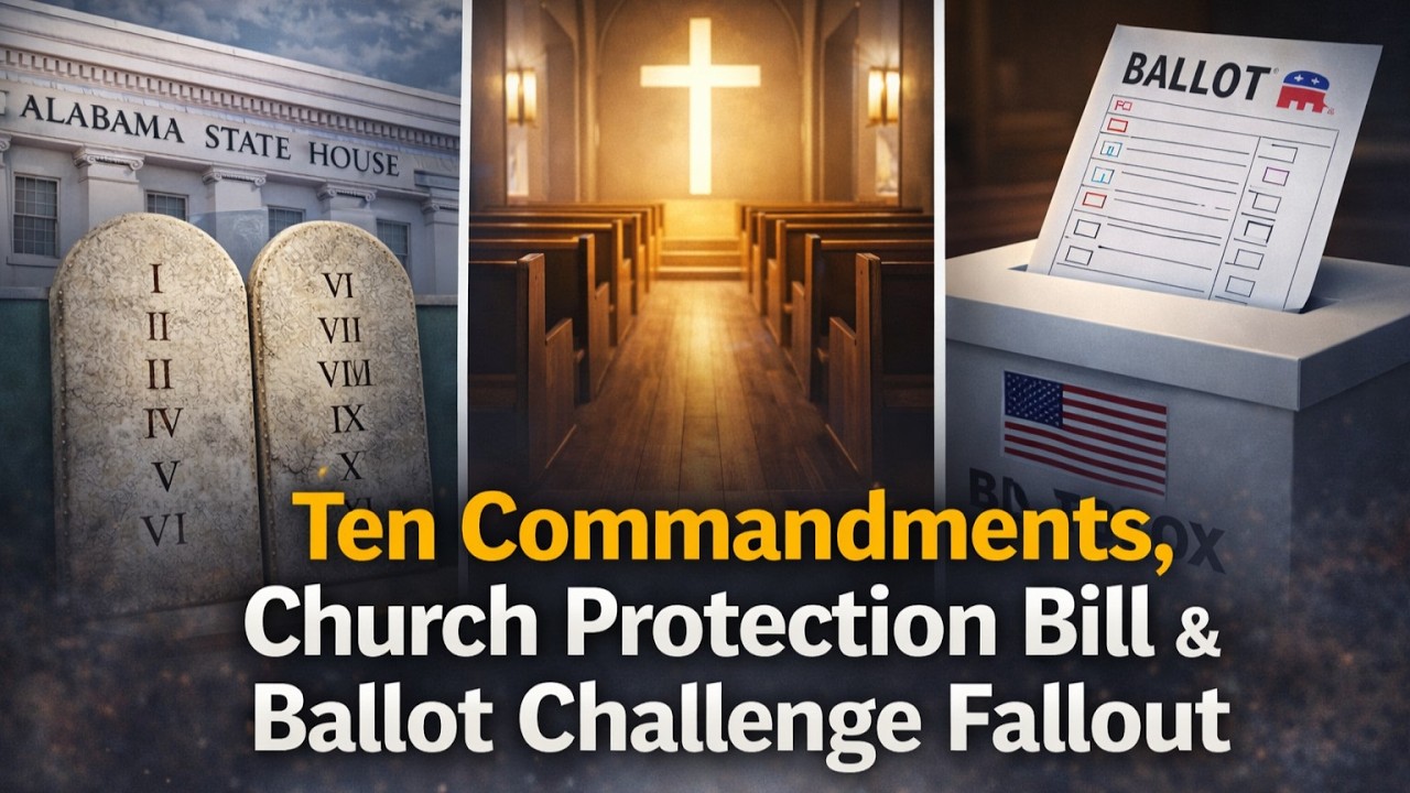 March 9, 2026 - Ten Commandments, Church Protection Bill & Ballot Challenge Fallout