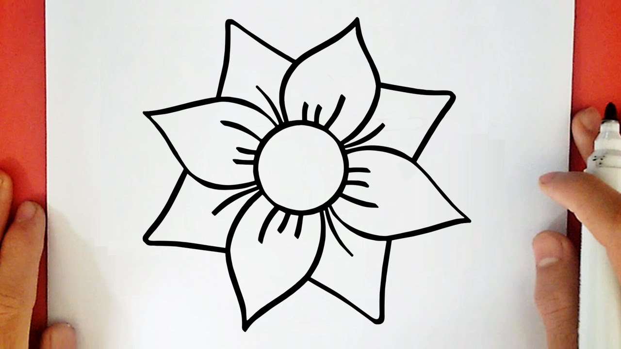 COMMENT DESSINER UNE FLEUR