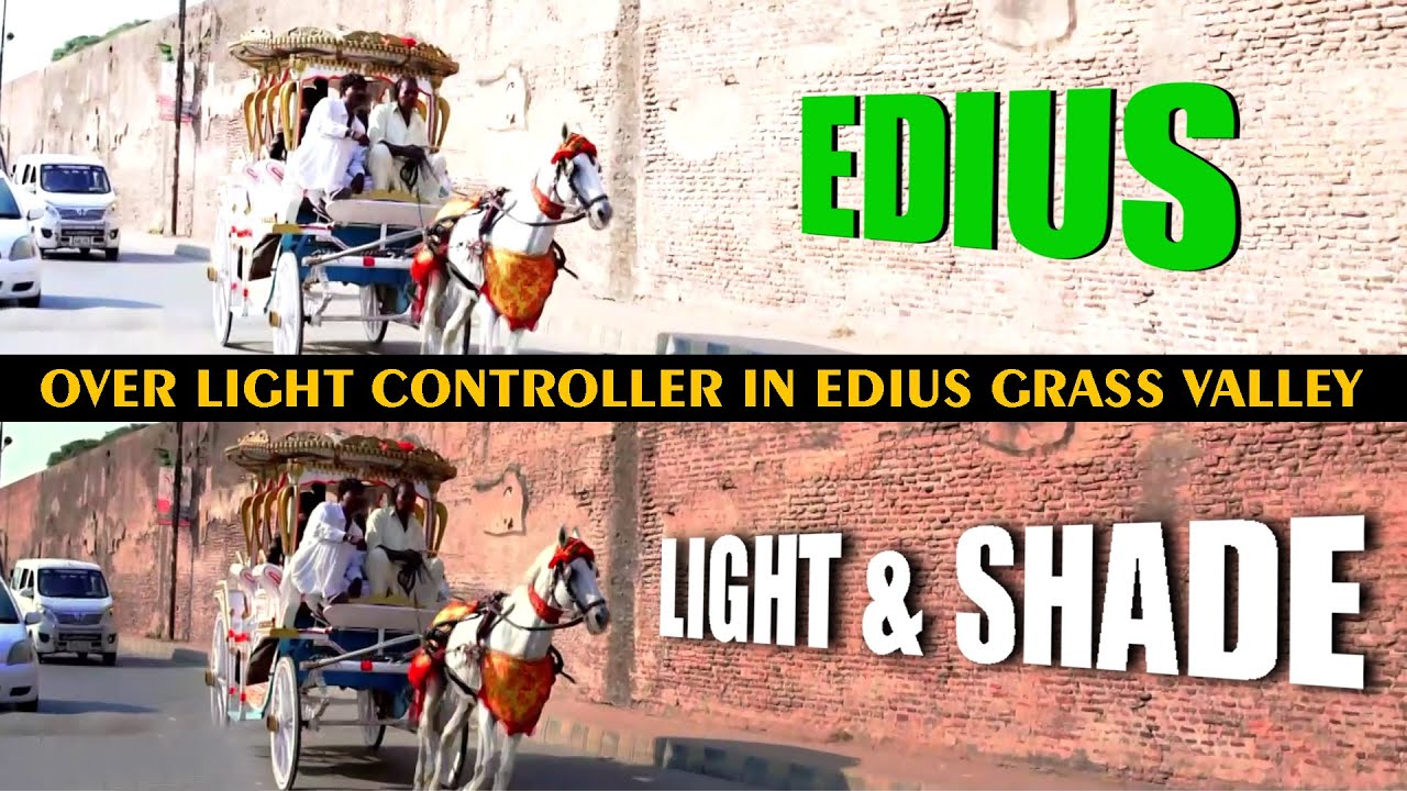 How to Control Light and Shade in Edius | Over Light Control Edius | Premium Level Color Correction