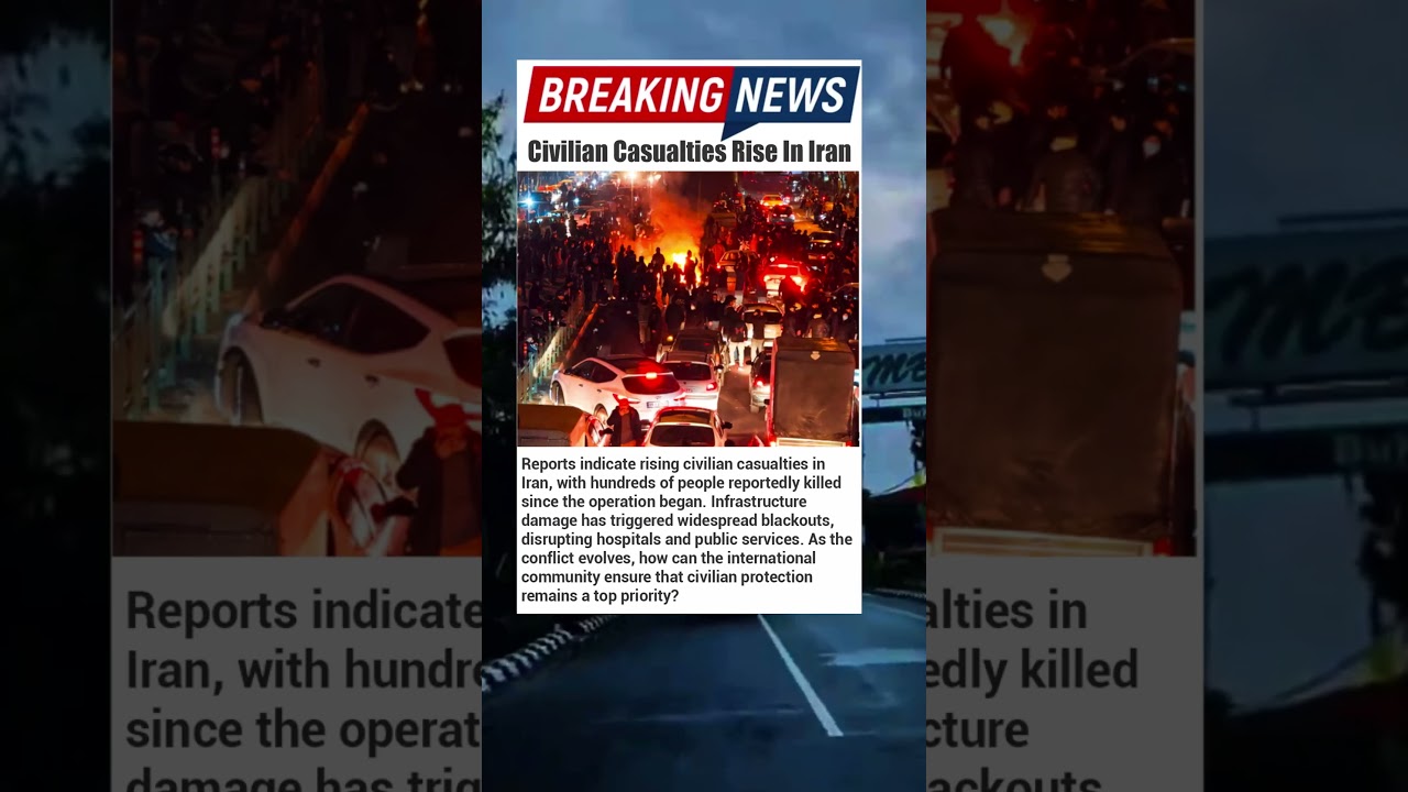 Iran Conflict Escalates: Civilian Casualties Surge Amid Blackouts ⭐#iran #war #usa